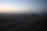 Lever de soleil sur les montagnes du Sinaï après 3 heures de marche nocturne.