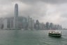 Le star ferry qu'on a pris pour se rendre à Hong Kong island.