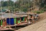 L'embarcadère des bateaux lents de Huay Xai où nous avons pris le bateau pendant 2 jours sur le Mékong jusqu'à Luang Prabang.