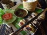 Dîner au restaurant Tamarind qui apporte un nouveau style à la restauration locale avec sa cuisine "moderne-lao" Sur la photo, il s'agit de porc grillé à la citronnelle, délicieux!