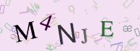This is a captcha-picture. It is used to prevent mass-access by robots. (see: www.captcha.net)